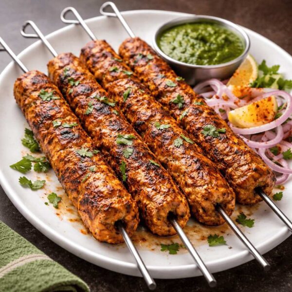 Chicken Angara Seekh Kebab