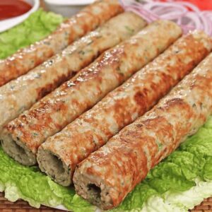 Chicken Khus Khus Seekh Kebab