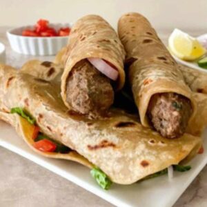 Smoky Seekh Wrap